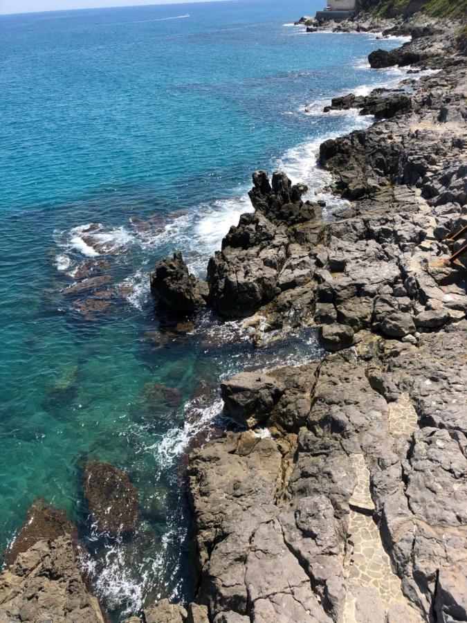 Appartamento La Casa Sulla Scogliera Cefalù Esterno foto